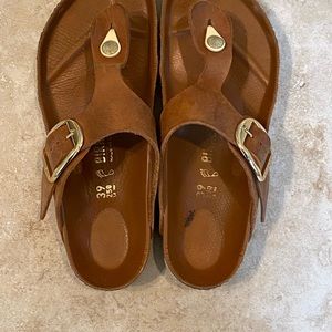 Birkenstock Arizona Big Buckle. Size 39. Brown.